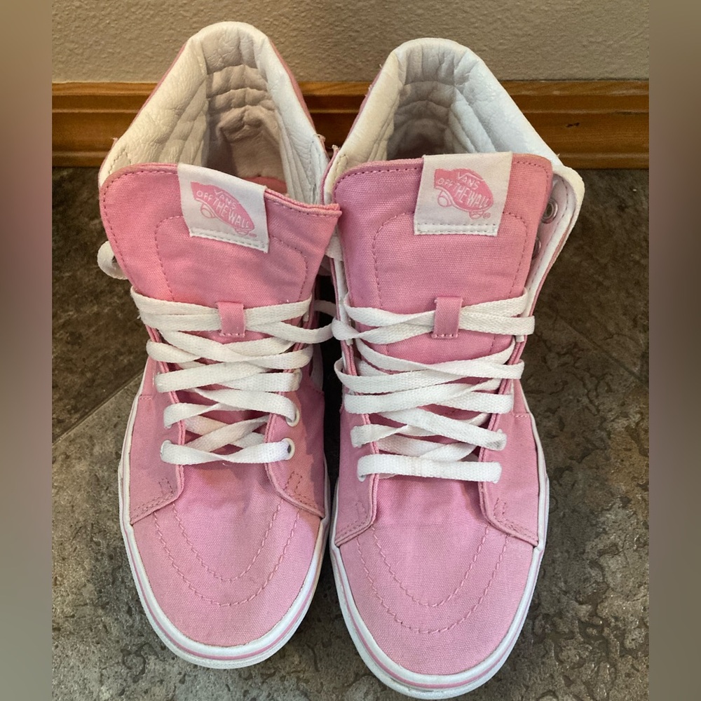 Vans Pink High-Top Sneakers